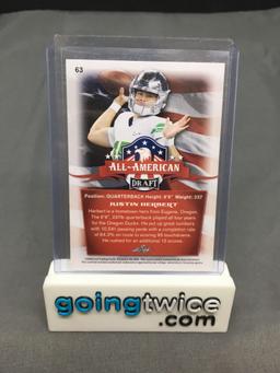 2020 Leaf Draft All-American JUSTIN HERBERT Chargers ROOKIE Football Card