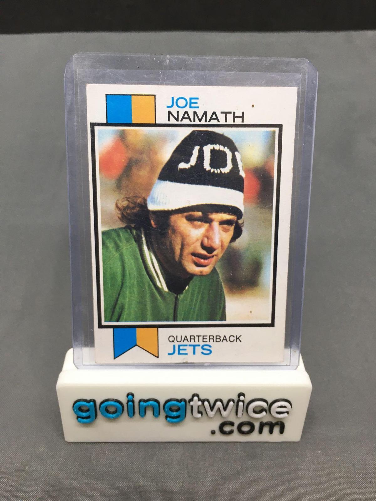 1973 Topps #400 JOE NAMATH Jets Vintage Football Card