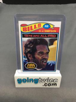 1977 Topps #100 O.J. SIMPSON Bills Vintage Football Card