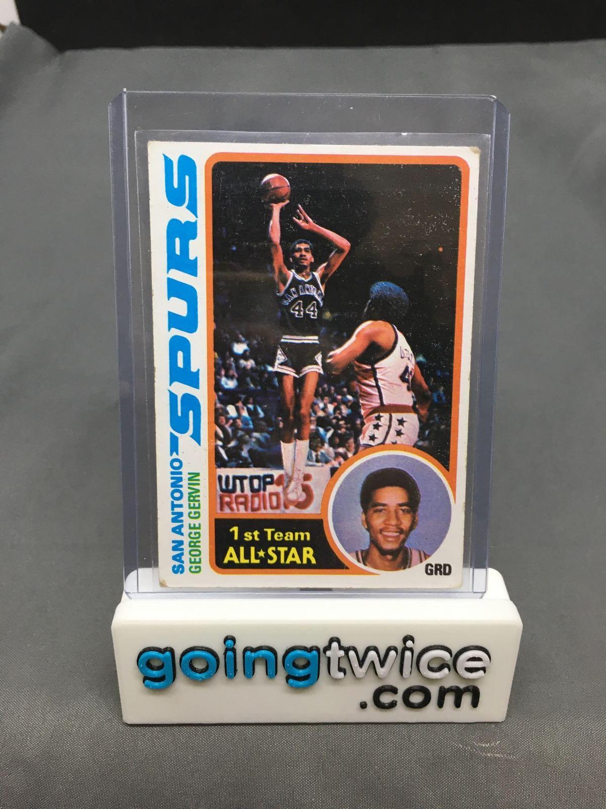 1978-79 Topps Basketball #20 GEORGE GERVIN San Antonio Spurs HOF Trading Card