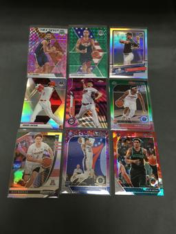 9 Card Lot of REFRACTORS and PRIZMS with Stars and Rookies from Collection