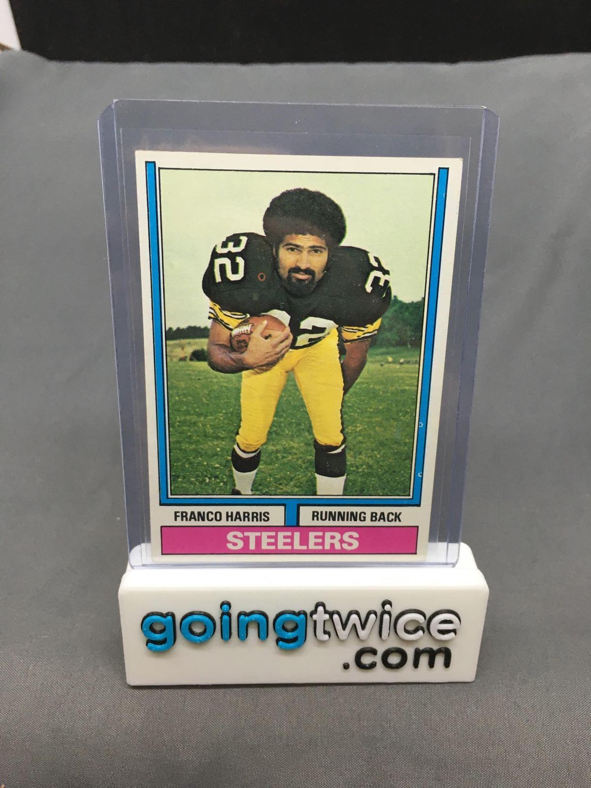 1974 Topps #220 FRANCO HARRIS Steelers Vintage Football Card