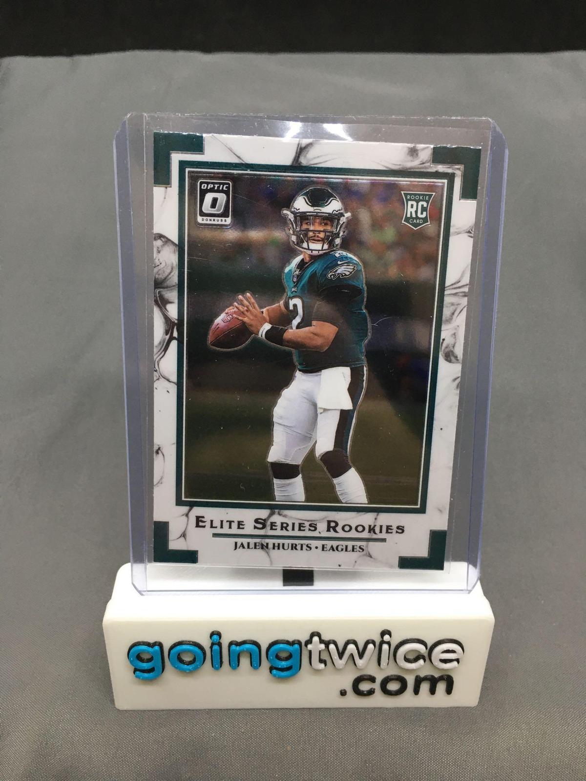 2020 Donruss Optic Football Elite Series Rookies JALEN HURTS Eagles Rookie Trading Card