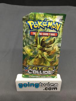 Factory Sealed Pokemon XY FATES COLLIDE 10 Card Booster Pack