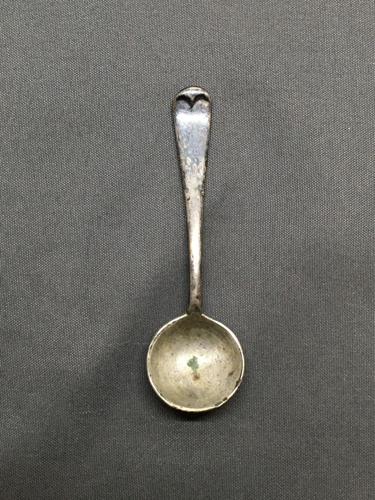 Plain 3in Long 0.75in Wide Signed Designer Sterling Silver Collectible Spoon