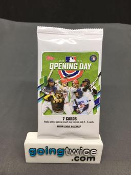 Factory Sealed 2021 Topps OPENING DAY Baseball 7 Card Pack