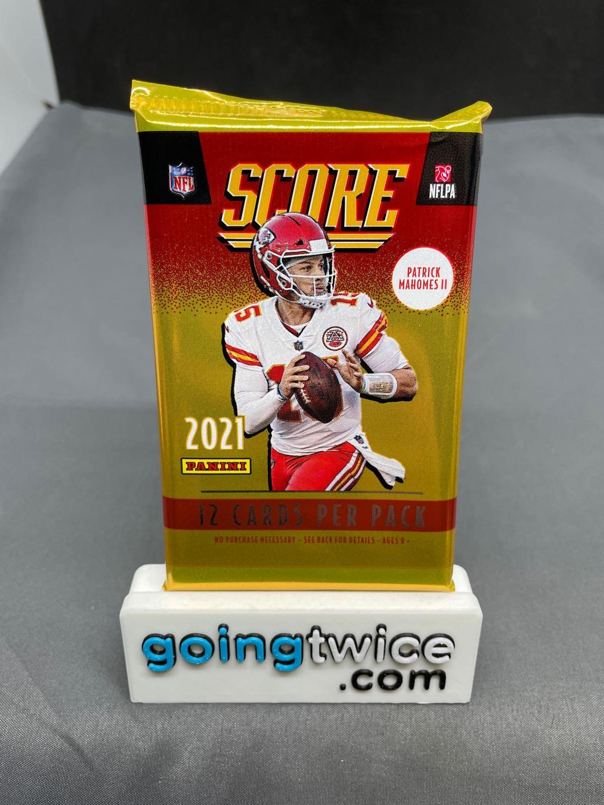 Factory Sealed 2021 Panini SCORE FOOTBALL 12 Card Trading Card Pack