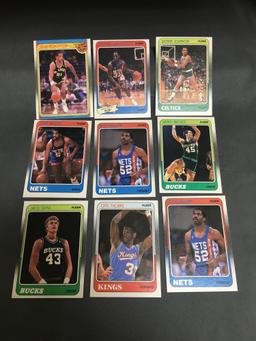 9 Card Lot of 1988-89 Fleer Basketball Cards Vintage from Huge Collection