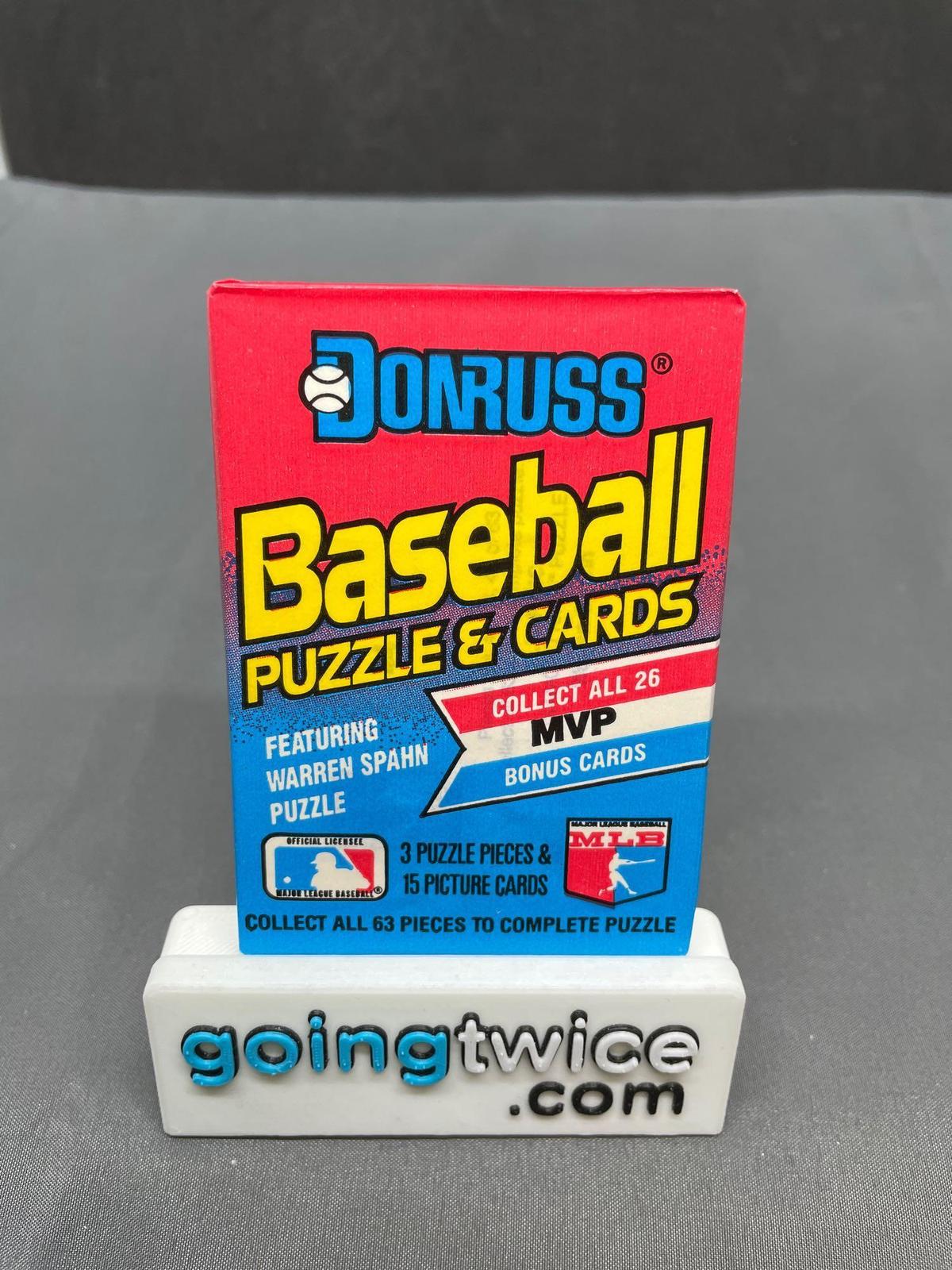 Factory Sealed 1989 DONRUSS BASEBALL 15 Card Vintage Trading Card Pack - Griffey Rookie?