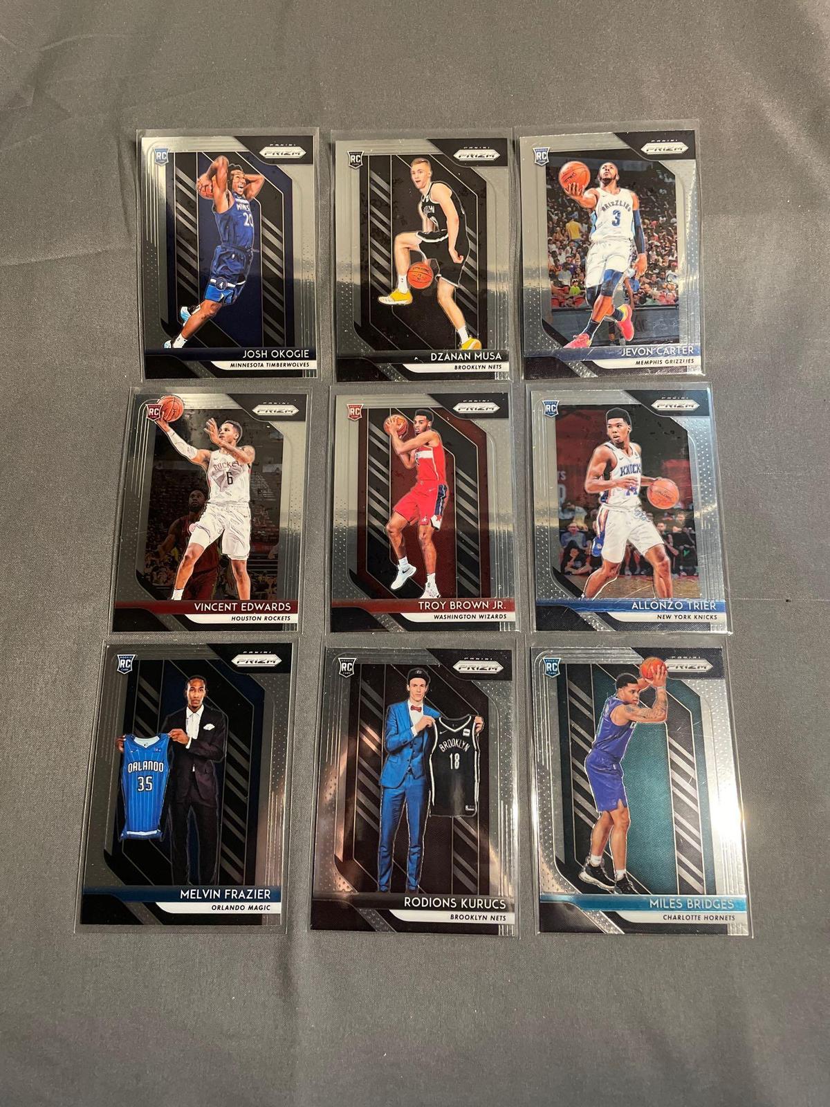 9 Card Lot of BASKETBALL ROOKIE Cards from Huge Collection - Stars, Future Stars and More!