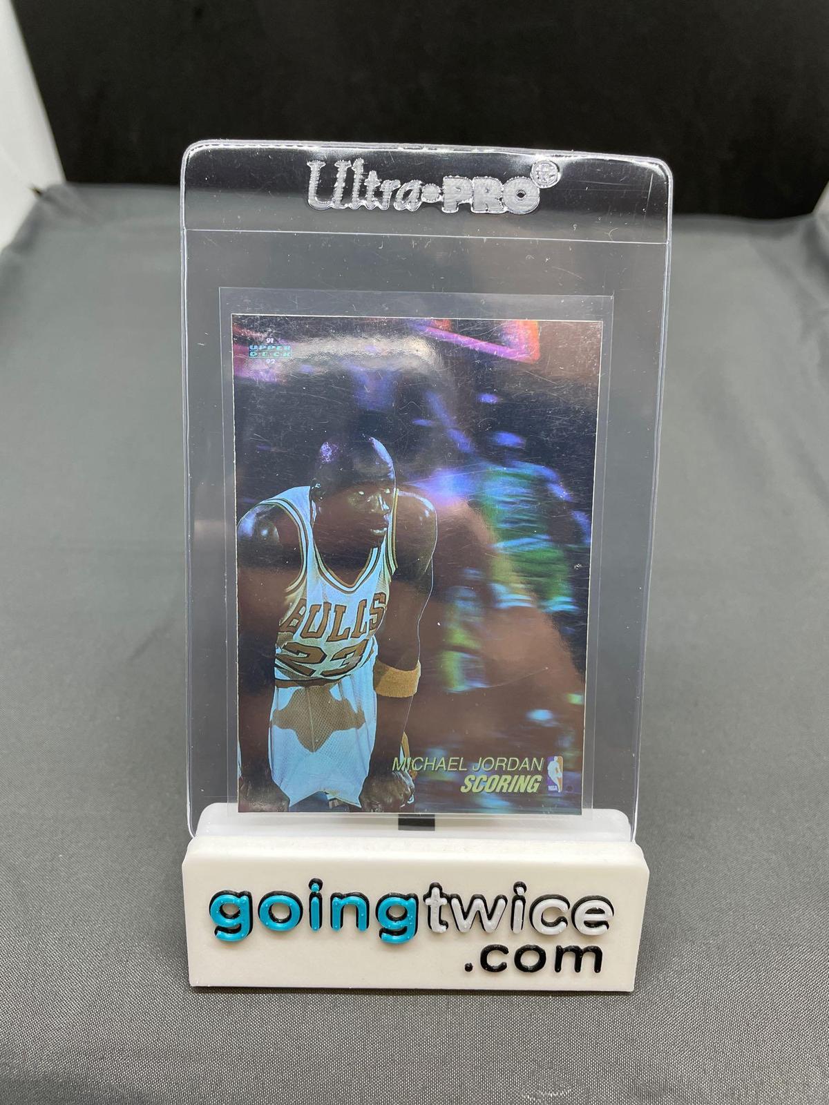 1991-92 Upper Deck Basketball #AW1 MICHAEL JORDAN Holographic Trading Card