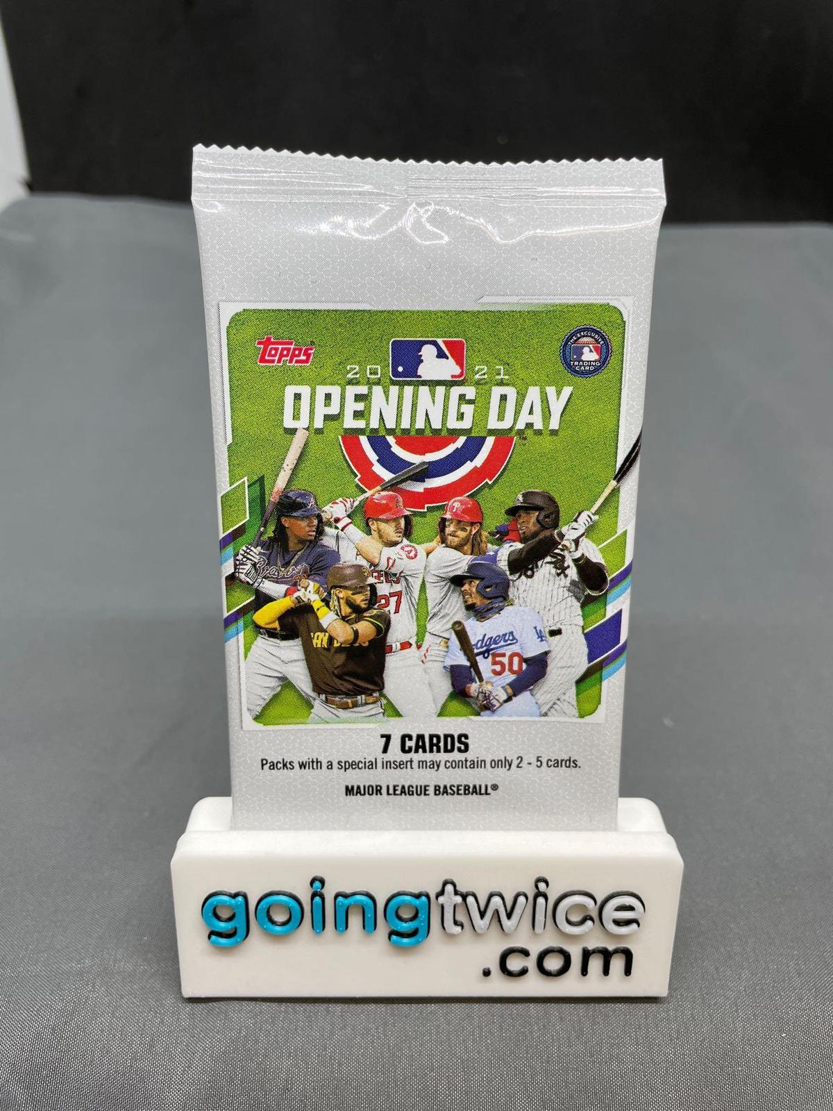 Factory Sealed 2021 Topps Opening Day Baseball Cards 7 Per Pack