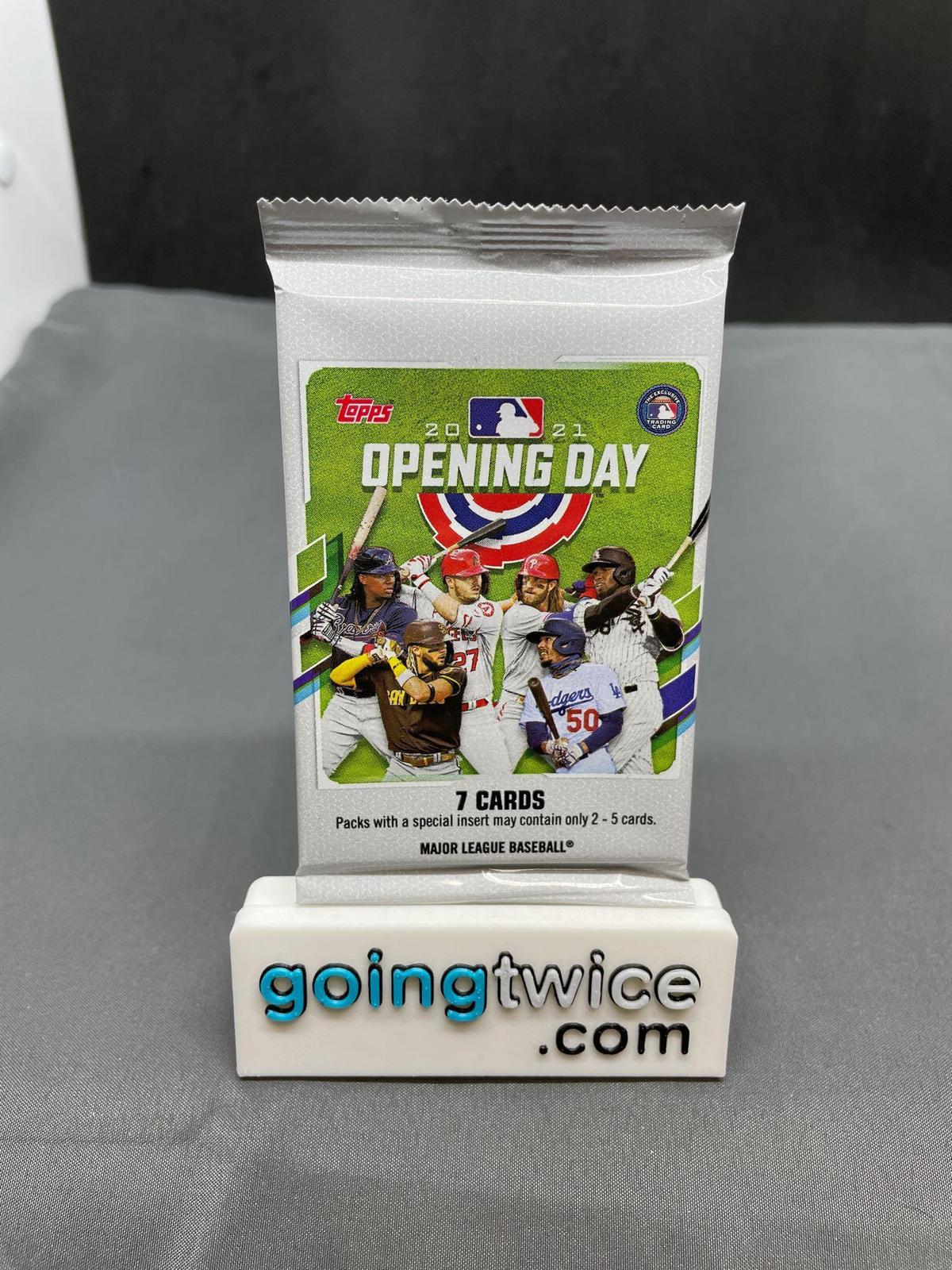 Factory Sealed 2021 Topps Opening Day Baseball Cards 7 Per Pack