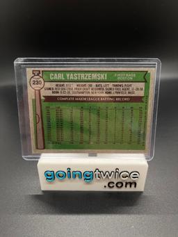 1976 Topps #230 Carl Yastrzemski Red Sox Vintage Baseball Card