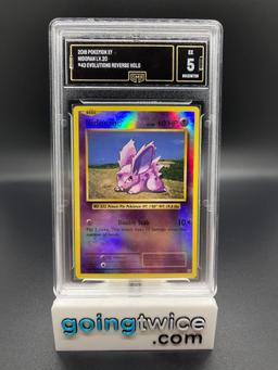 GMA Graded 2016 Pokemon XY Evolutions #43 Nidoran Reverse Holo