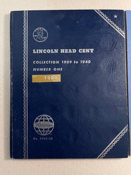 Lincoln Head Cent Collection1909 to 1940 Number One Partial Book From Large Collection