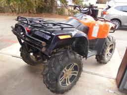 2011 Arctic Cat Mud Pro 700 EF1 4x4, Orange, 1200 Miles