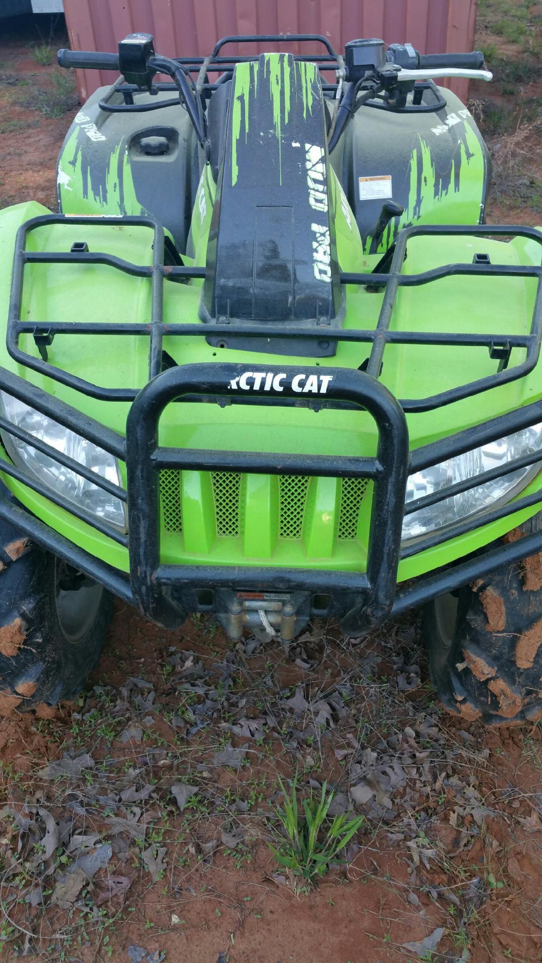 2011 Arctic Cat Mud Pro 700 EF1 4x4, Green, 1200 Miles