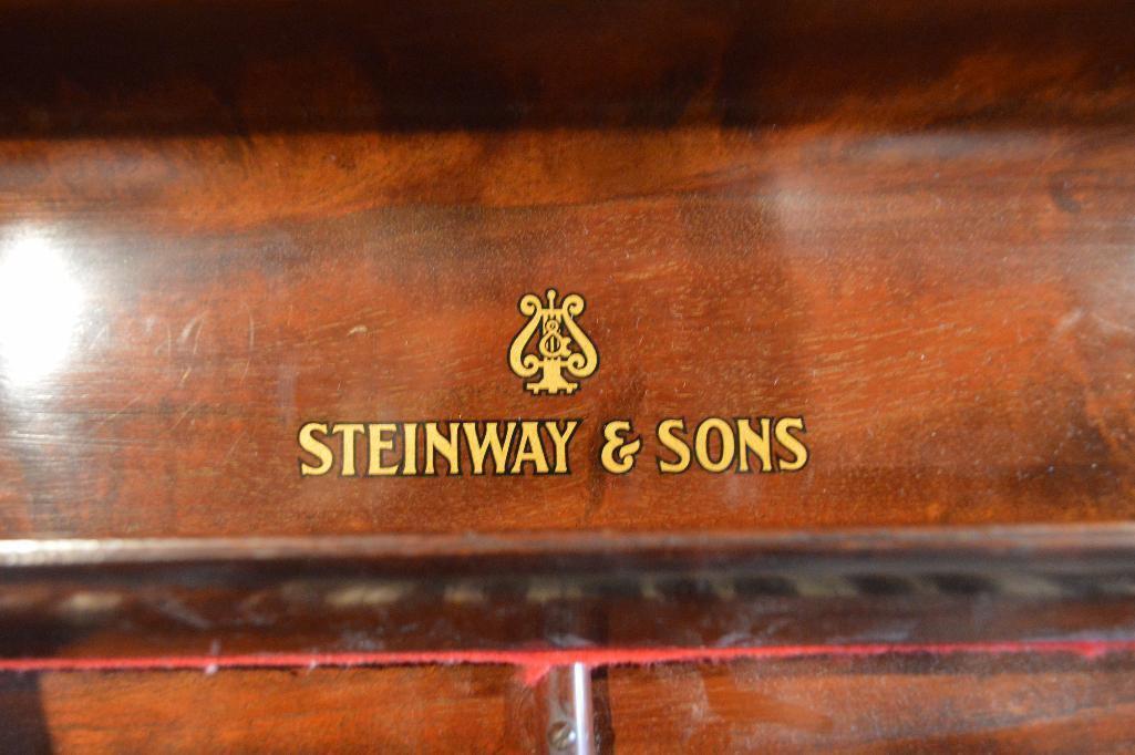 Antique 1900 Steinway Upright Grand Piano