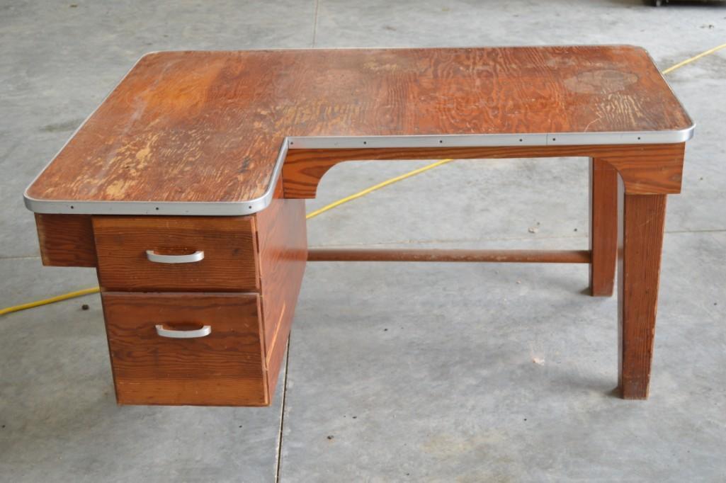 1 Youth Wood Desk w/2 Drawers