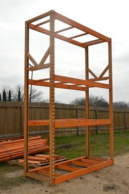 Un-assembled Section of 12' x 8' Industrial Shelving