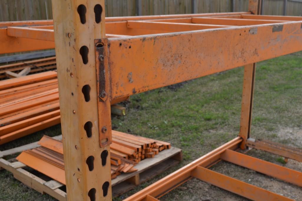 Un-assembled Section of 12' x 8' Industrial Shelving