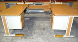 3-Piece Office Desks (4 Desk total for a total of 12 pieces)