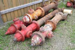 Group of 4 Hydrants