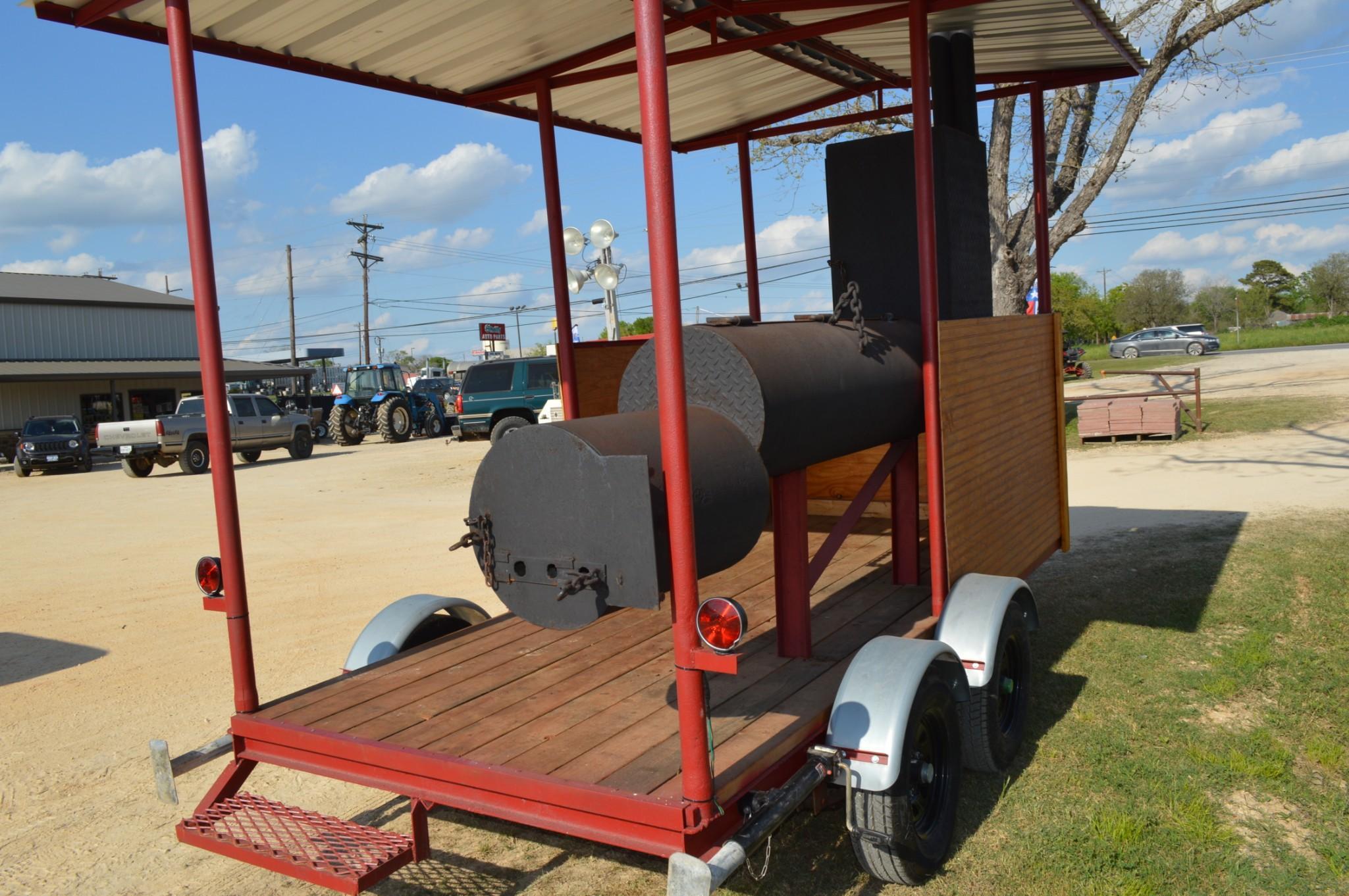 BBQ Pit on Trailer