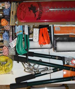 Various Cords and Tools - All New - All 1 Lot