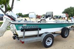 1998 Predator 17' Bay Boat & 1997 Johnson 70 hp motor *Hook-5 GPS/Sonar, Motor Guide Trolling Motor*