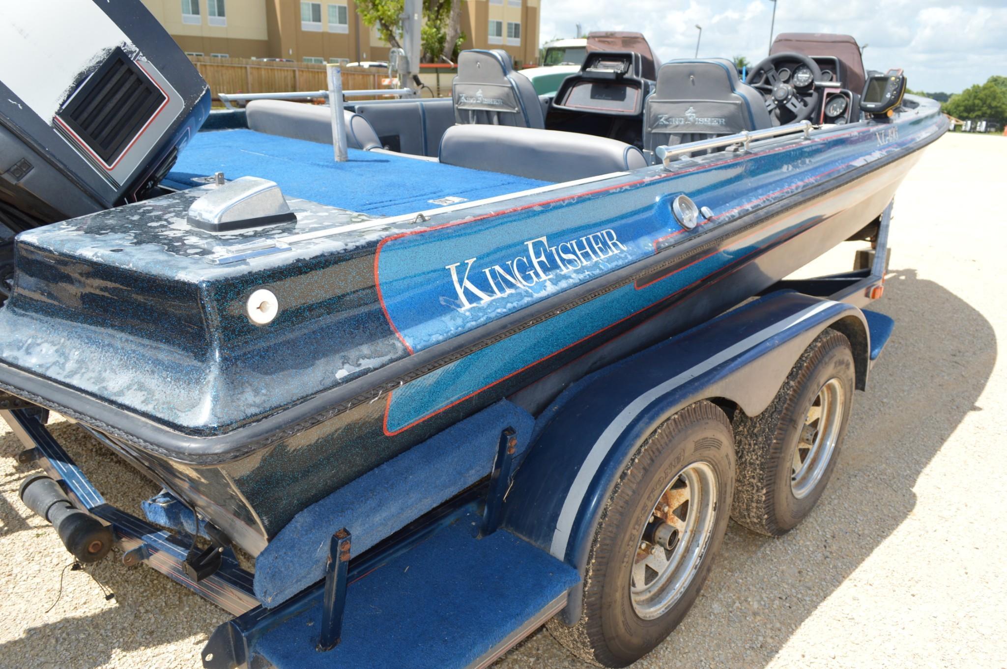 1989 King Fisher Open Vessel 19' w/ 1989 Johnson 150 hp Motor, Gasoline