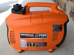 Generac ix2000 Generator 120v 2000 watts 16.7 amps - Gas Powered Portable Inverter Generator