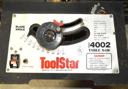 Tool Star 4002 Table Saw w/10" Saw Blade