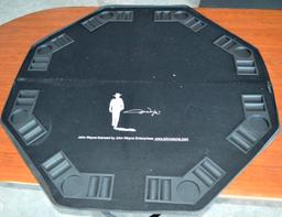 John Wayne Portable Poker Table in Carrying Case