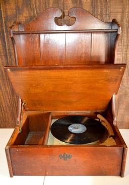 Vintage Westinghouse Record Player In Cabinet