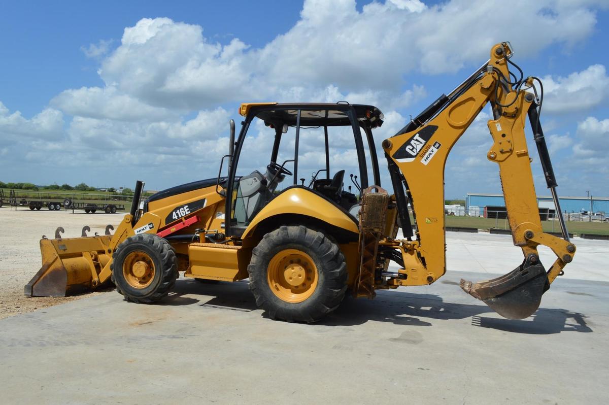 Holt Caterpillar 416E Extendahoe Backhoe Loader, 4WD, Diesel