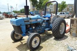Ford 2810 2WD Diesel Tractor with 6 ft. Rhino Shredder