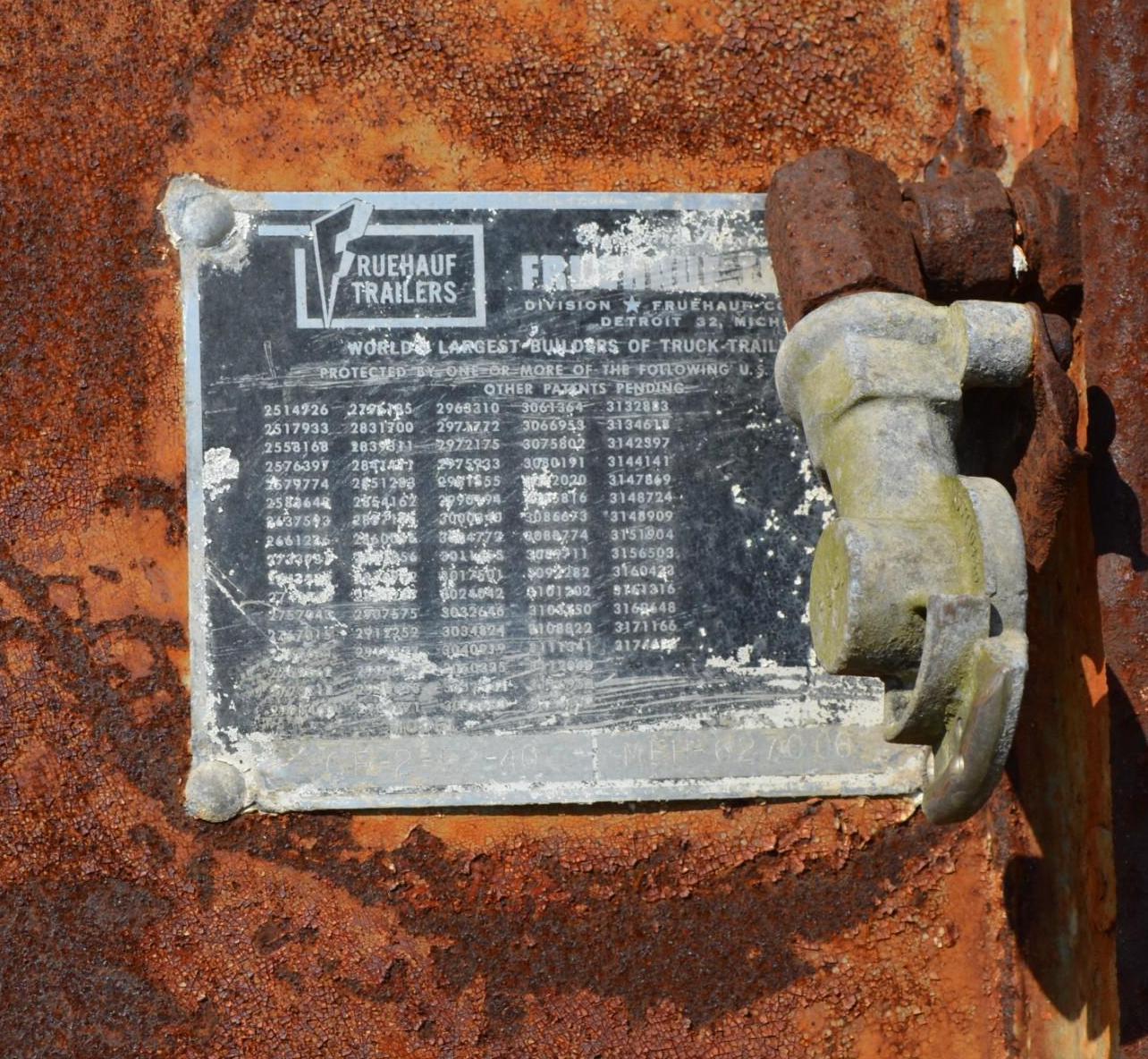 1967 Fruehuaf Grain Trailer