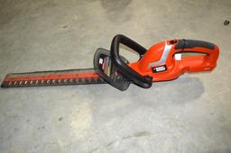 Black & Decker Electric Hedge Trimmer and Rayovac Safety Light
