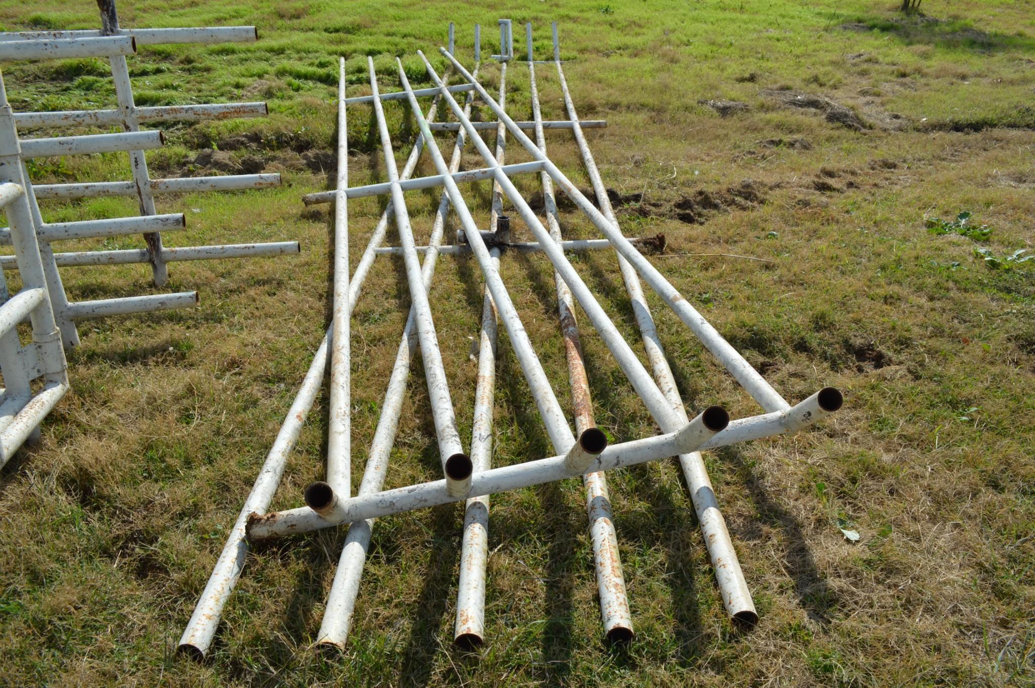 Back Pens for Roping Arena - Includes Calf Chute, Steer Chute, Boxes etc.