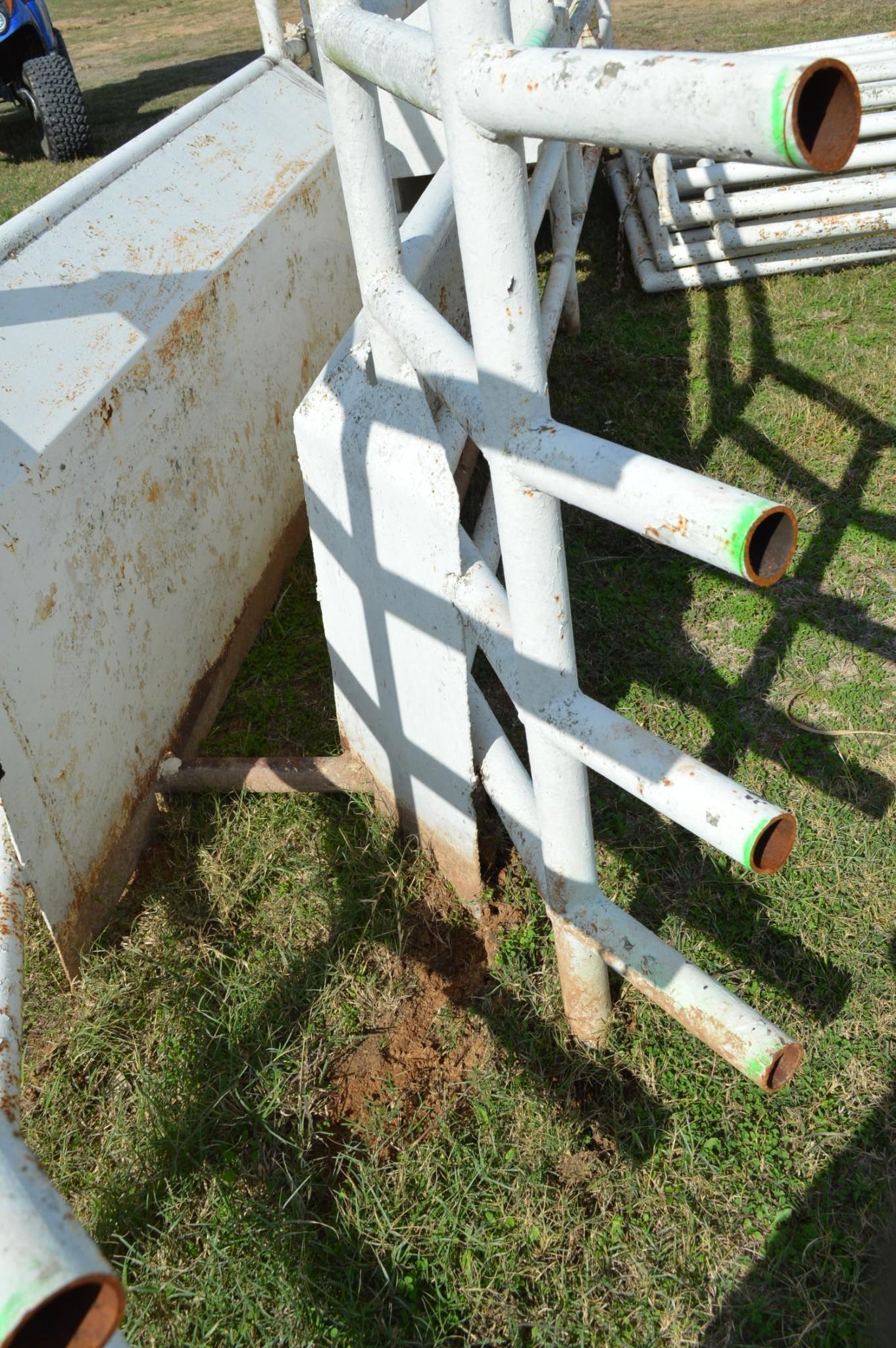 Back Pens for Roping Arena - Includes Calf Chute, Steer Chute, Boxes etc.
