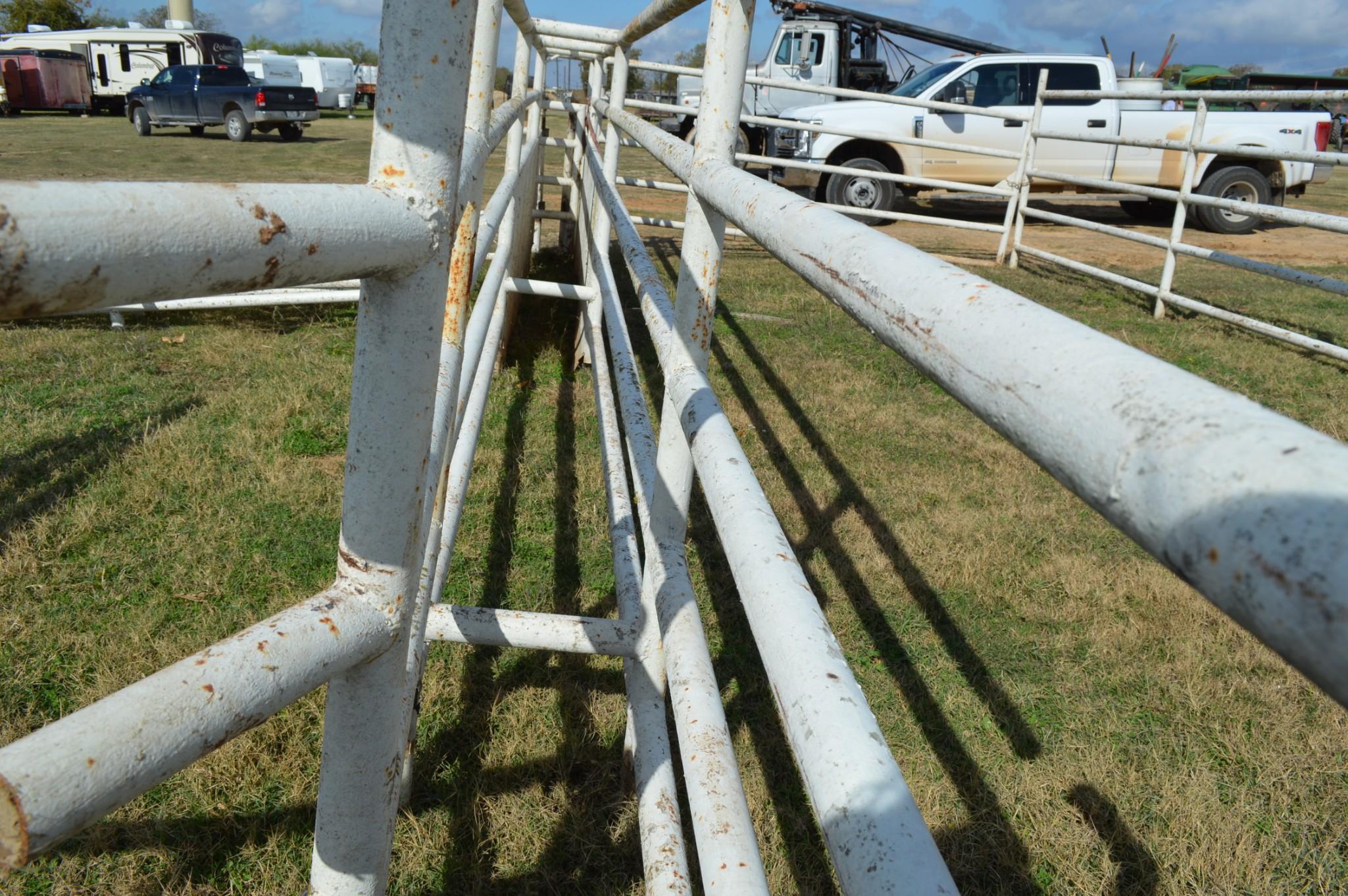 Back Pens for Roping Arena - Includes Calf Chute, Steer Chute, Boxes etc.