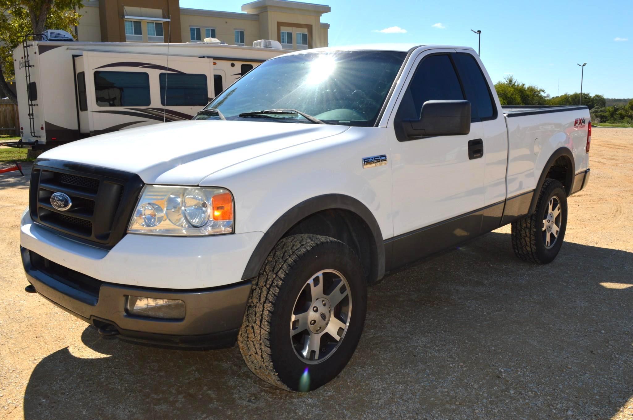 2005 Ford F-150 FX4 Pickup Truck Extended Cab, 4WD, V8, Gas, Automatic, Alarm