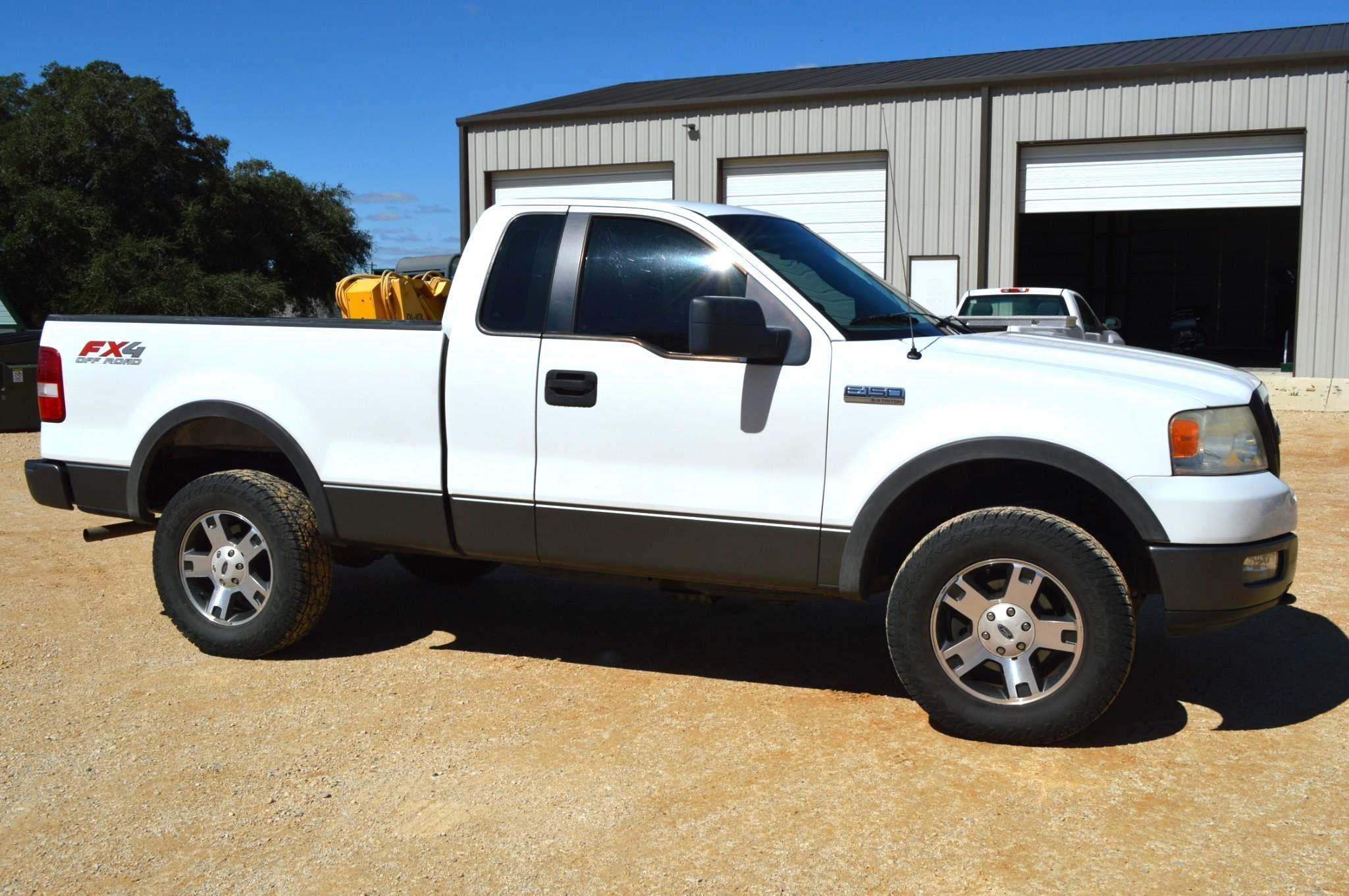 2005 Ford F-150 FX4 Pickup Truck Extended Cab, 4WD, V8, Gas, Automatic, Alarm