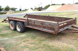 16' Homemade Flatbed Trailer