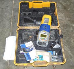 Spectra Precision Pipe Laser in carrying case, manuals and battery included