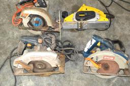 Assorted Circular Saws and Planer