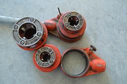 Ridgid Pipe Threader - 4 pieces total