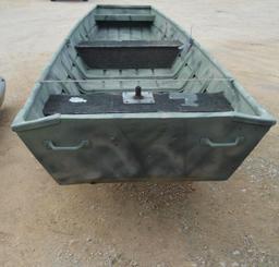 14ft Jon Boat w/Trailer *BOS Only for Boat and Trailer